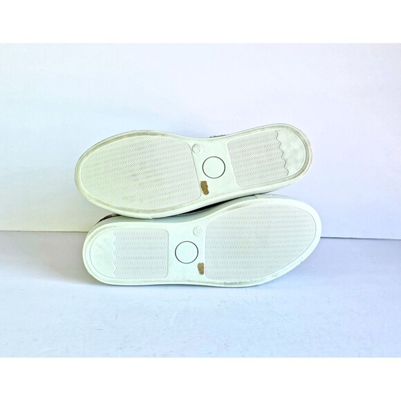 ELYSIAN Emily Morrison Ankara Ikat Silk Velvet High Top Sneakers 38 Rustic Oak - Picture 11 of 13